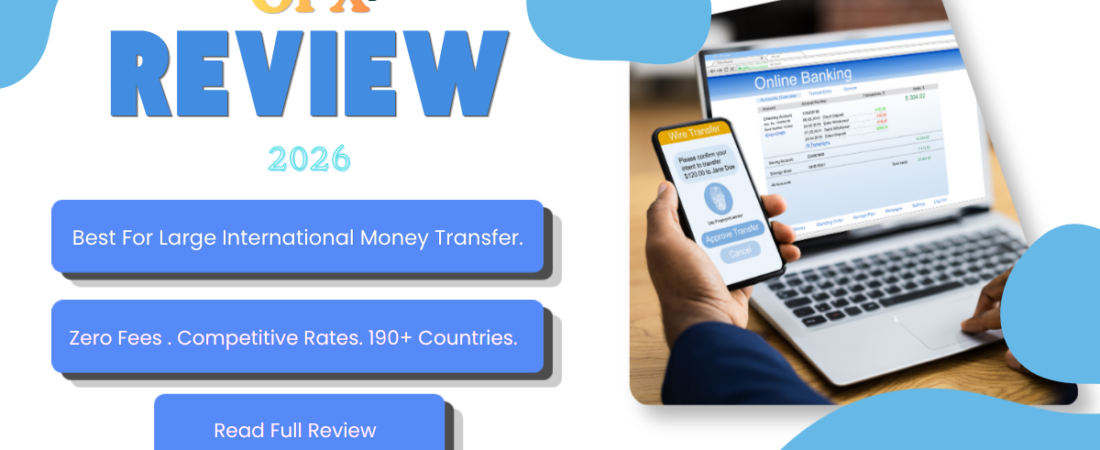 OFX Review 2026 –  When you need to send Thousands of Dollars Abroad ?