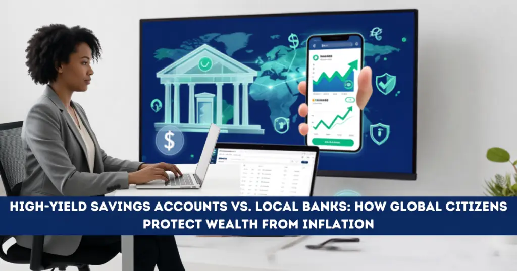 High-yield saving accounts vs local banks wealth protection chart