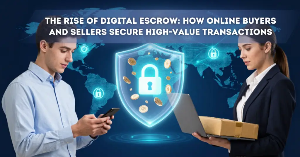 Digital Escrow secure transaction platform interface